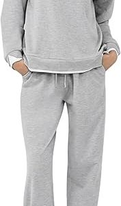 ETCYY NEW Lounge Sets for Women Two Piece Outfits Sweatsuits Sets Long Pant Loungewear Workout Athletic Tracksuits